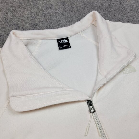 The North Face Sweatshirt Womens 1X Plus Ivory White Full Zip Jacket Outdoor - Picture 3 of 16